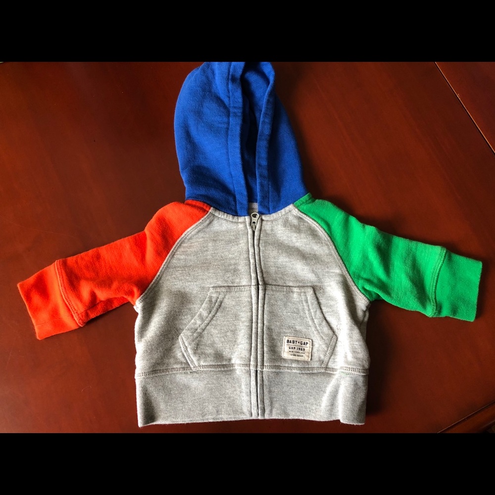 Baby Gap 3-6 months full zip sweatshirt